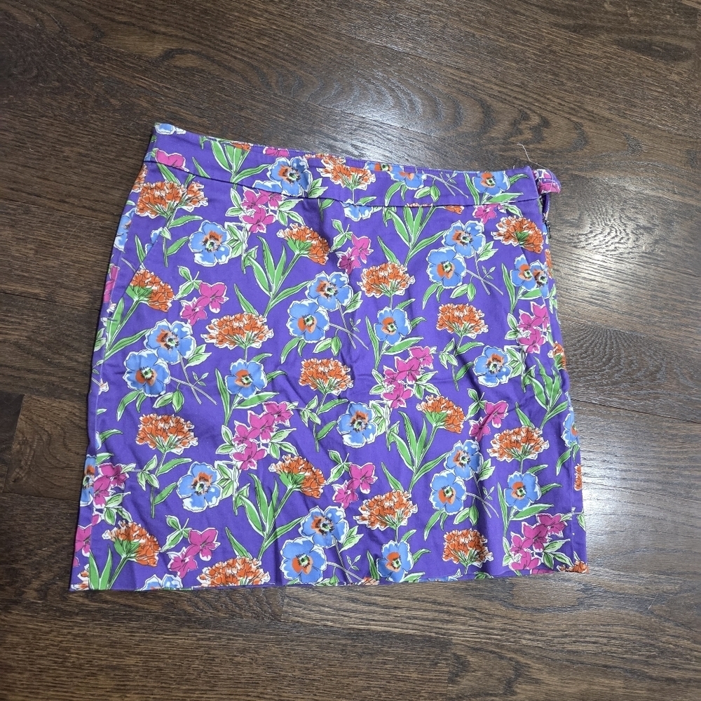 Ralph Lauren Golf Floral Purple Skort Sz.6